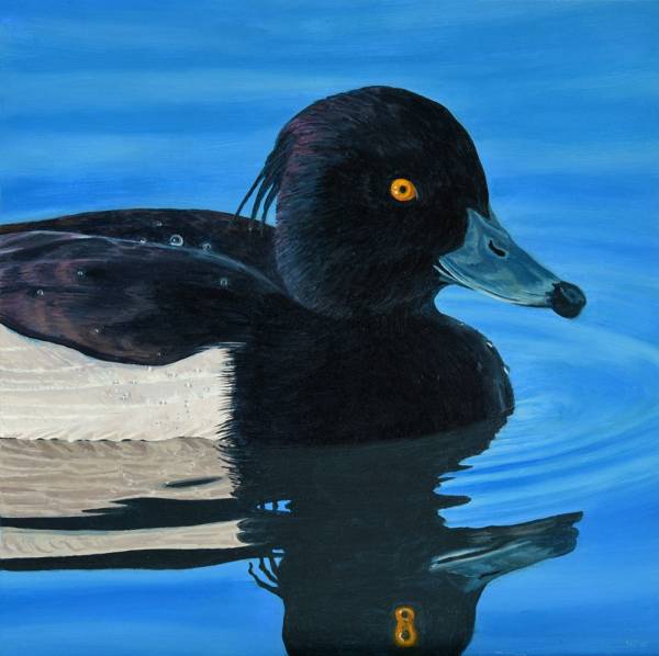 - Oil on Board, Painting by Nick J Williams, measuring 21 x 21 cm (H x W) framed at 36 x 36 cm £1150